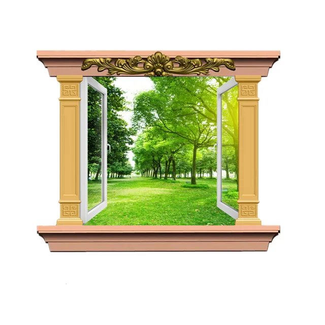 RF House decoration plastic concrete windows frame molds durable plastic cement window trim molding mold for sale