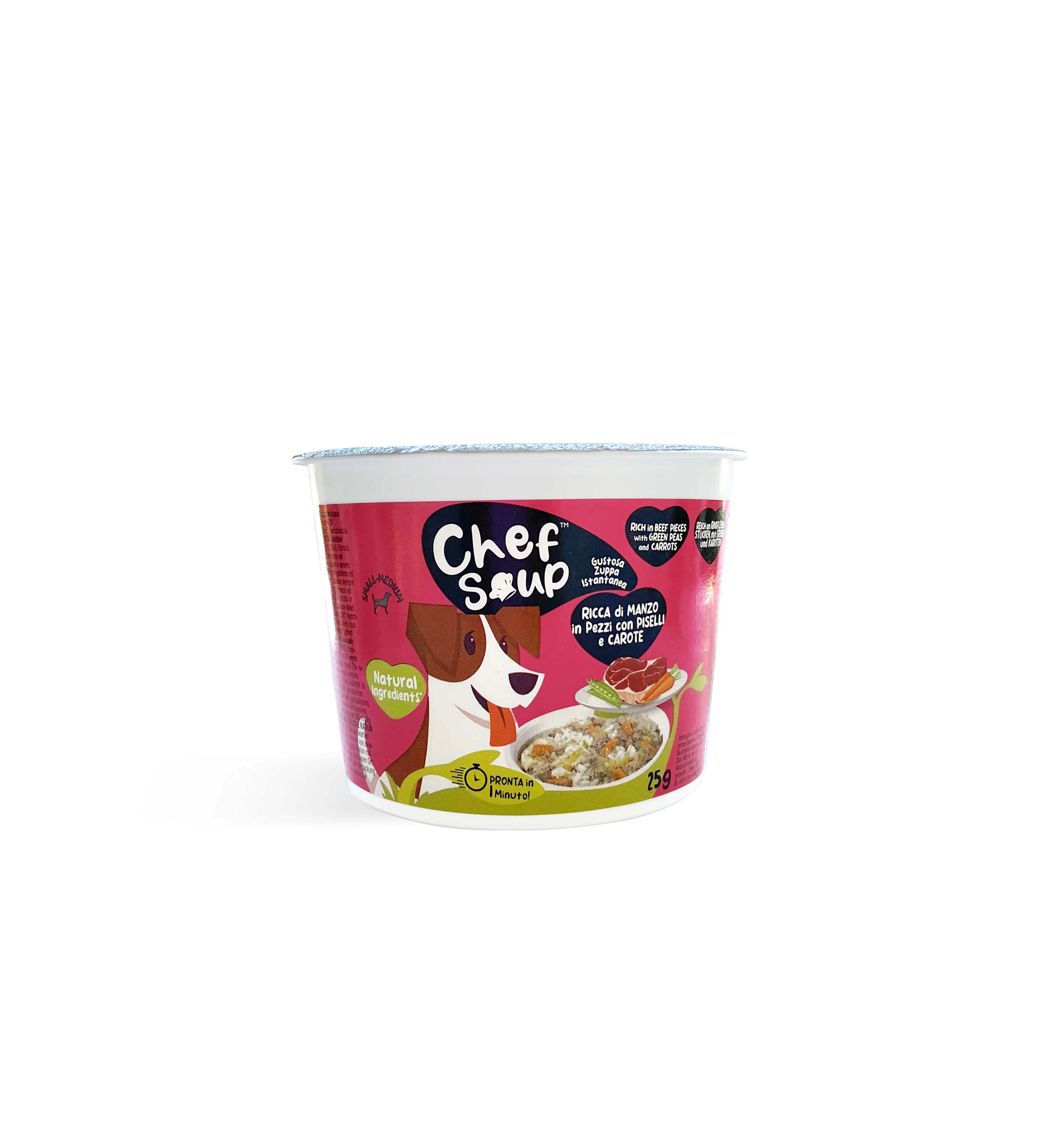 Top Quality Tasty And Delicious 25G Soup Rich In Beef Pieces With Peas And Carrots For Wholesale