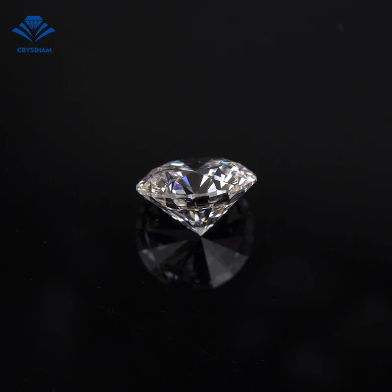 CRYSDIAM Round Brilliant Cut VS2 cvd lab grown diamond cvd synthetic diamond cvd  diamond white