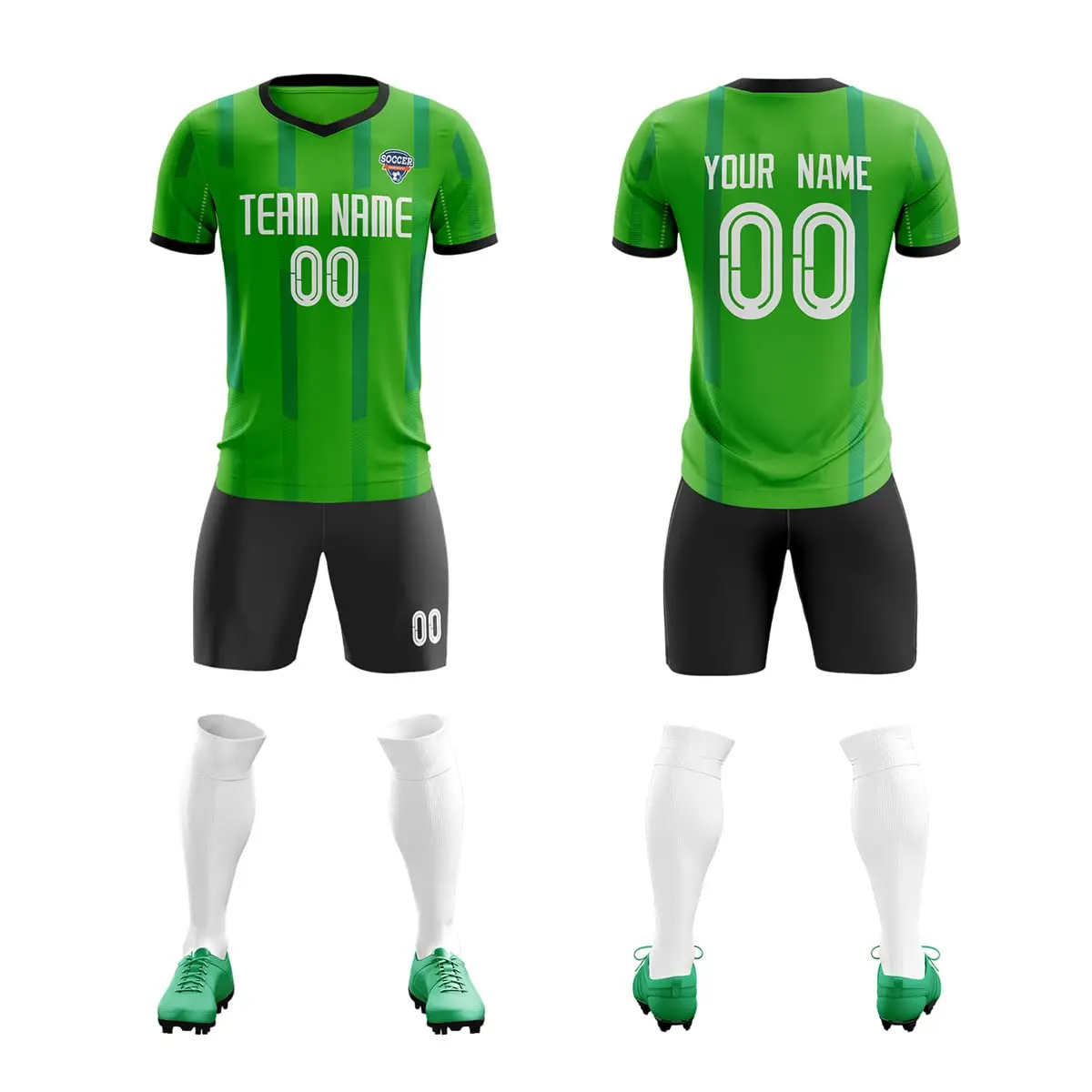 OEM Custom Soccer Uniform Set Design Thai Quality Club Soccer Jersey  Your Own Full Sublimation Printing  Football Jersey Custom