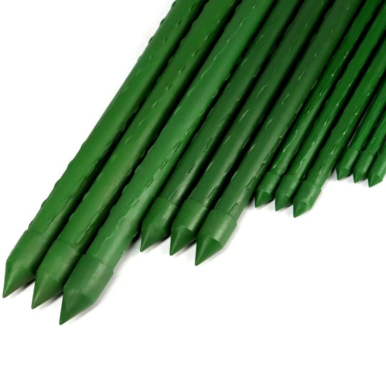 Customized Pe Coated Garden Stakes Plant Stake Metal Garden Support