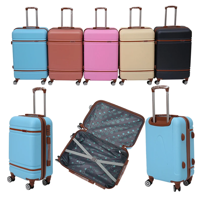 Vintage Hard Shell Carry on Suitcase Luggage Sets  PC carry on  Suitcase Luggage Boarding Cabin Trolley Luggage