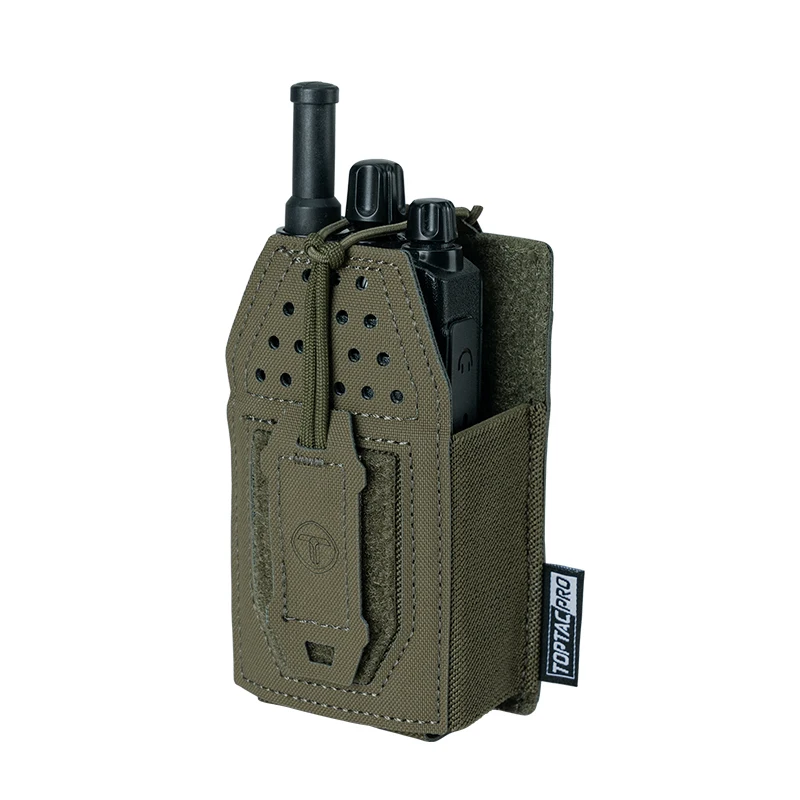TOPTACPRO MOLLE Mag Pouch держатель для рации Ranger Зеленый Многофункциональный тактический мини-радио