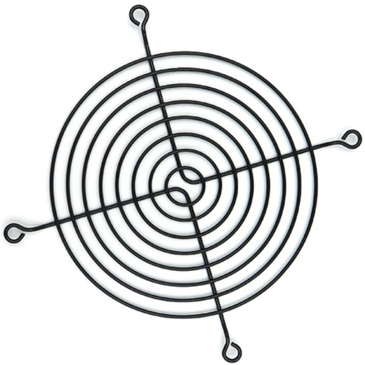 
120mm Black Metal Fan Guard Metal Fan Fliter for 120x120x25mm 120X120X38mm AC/DC/EC Cooling Fan 