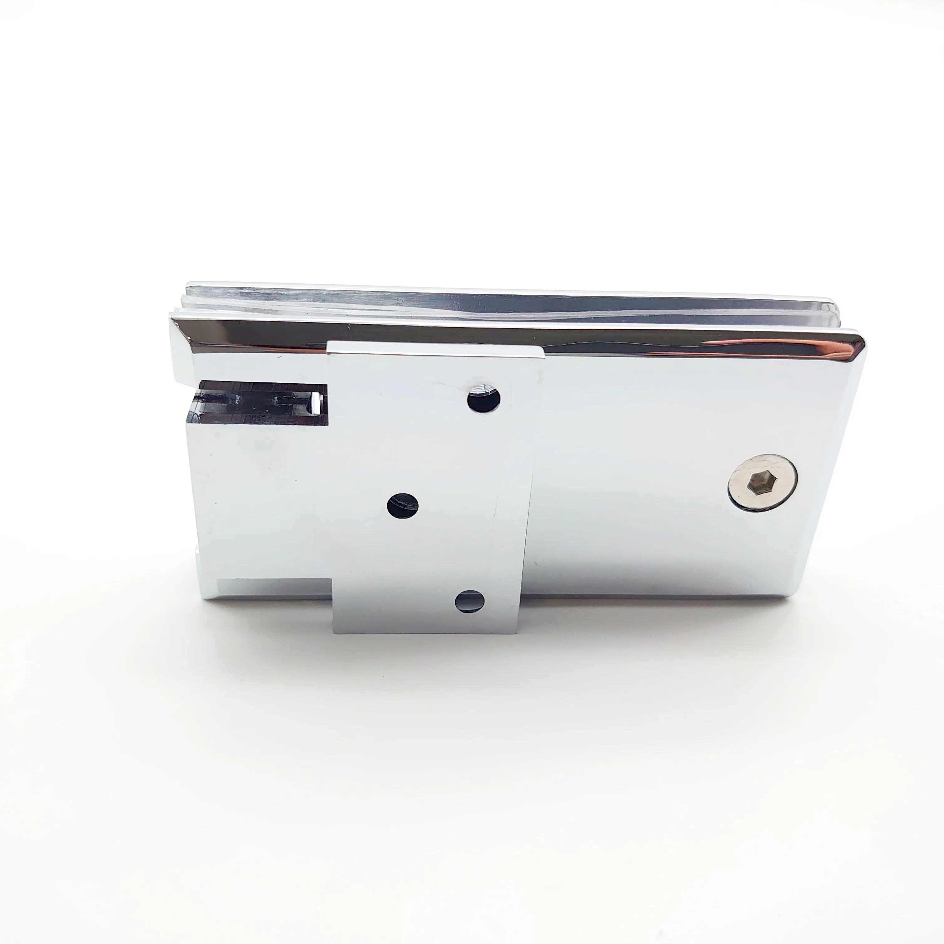 High Quality Stainless Steel Adjustable Glass to Wall Pivot Shower Clamp Glass Railing Clips Pivot Hinge Shower Door