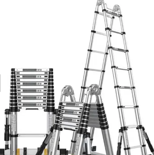 5m 16ft 2 sides ladder Aluminium Multi-Purpose Telescopic Lightweight Ladder