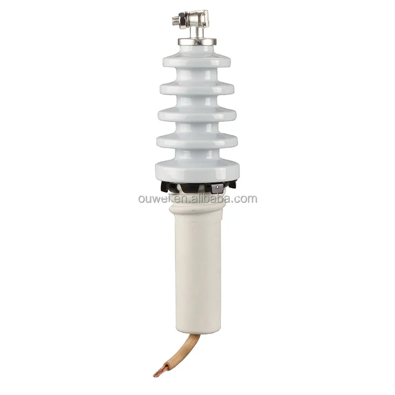 ANSI 15KV brass assembled ceramic insulator bushing for transformer bushing