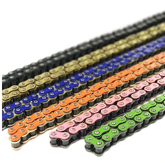 motorcycle Parts High quality Stainless Steel Iron Engine Motorcycle Chain and Sprockets Kits OEM For Transmission System