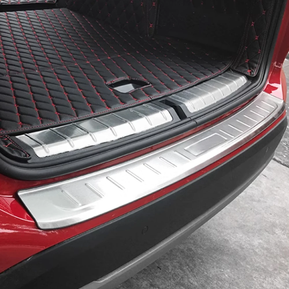 Trunk Bumper for Chery Tiggo 7 2020-2024 Car Accessories Stainless Rear Fender Protector Sill Cover Stick Decoration