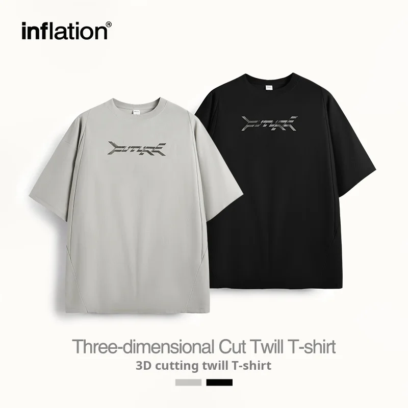 Unisex 100% Cotton Short Sleeve Tshirt O-Neck Hip Hop Streetwear Casual Inflation Printed Blank T-Shirts Men Jersey TT Payment