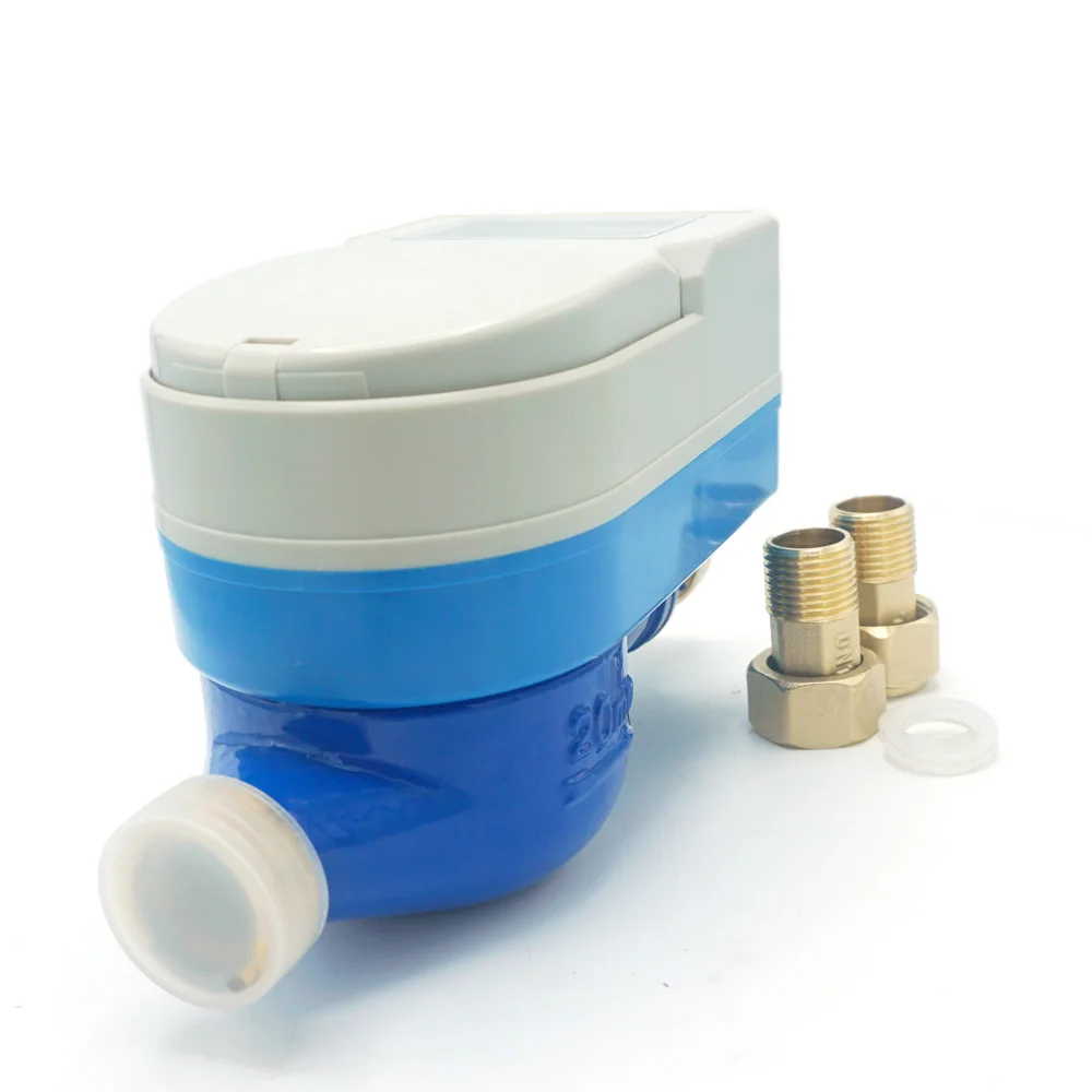 Brass GPRS smart water meter for flowing water meter using
