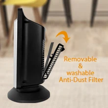 1500W 120V Home Space Heaters Thermostat Electric Warmer PTC Ceramic Air Heating Fan with Remote Control and Timer