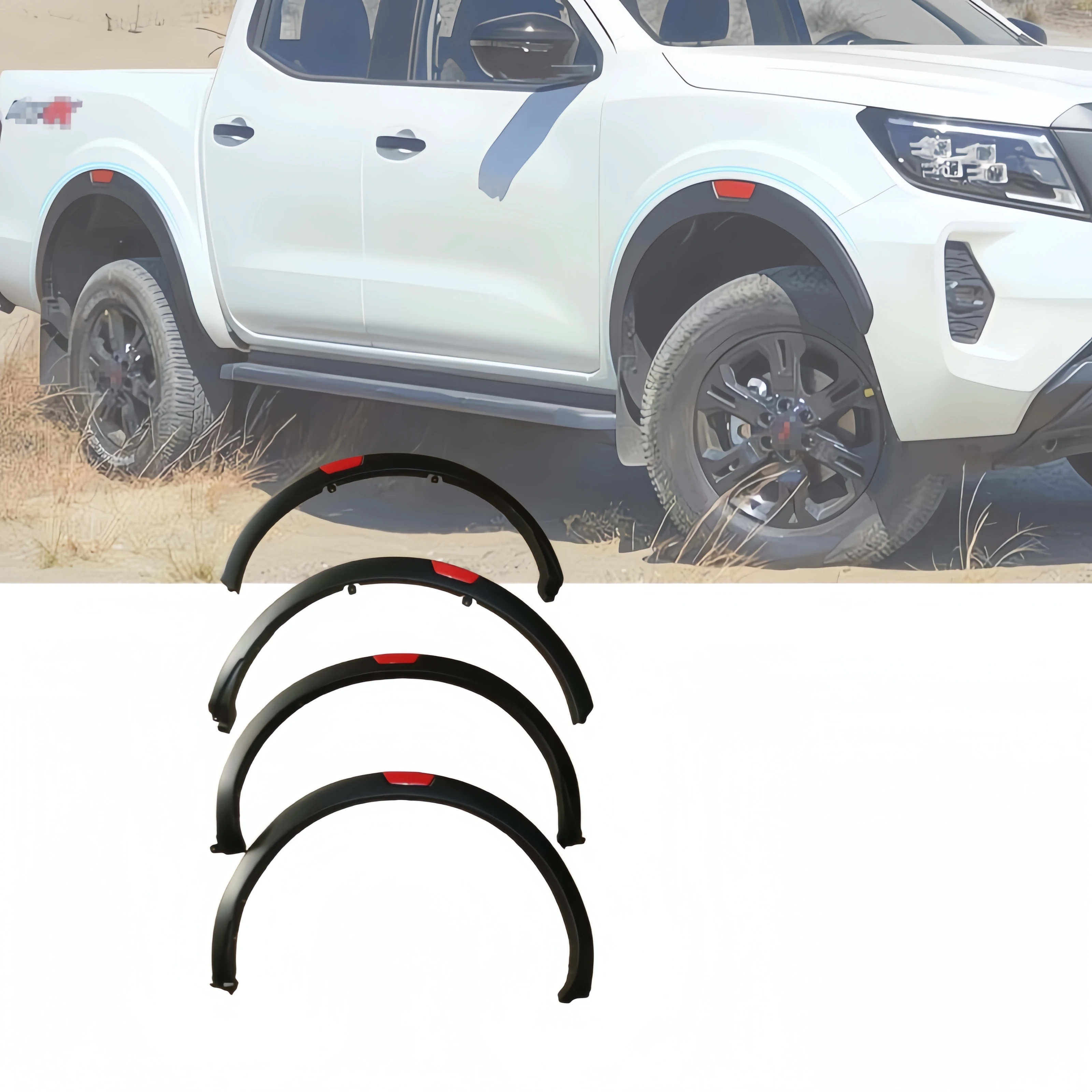 Fender flender freare для Nissan Navara NP300 2021 2022 2023 2024