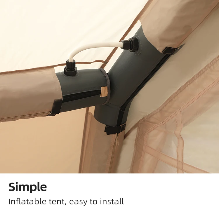 HOMFUL Custom Multi Persons Large Inflatable House Air Tent Outdoor Inflatable Camping Tent With Tarp