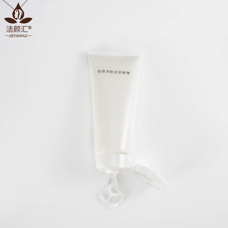 wholesale Korean Custom Private Label Best Facial Cleanser Gel Scrub Whitening Vegan Organic Vegan Acne Foam Face Wash