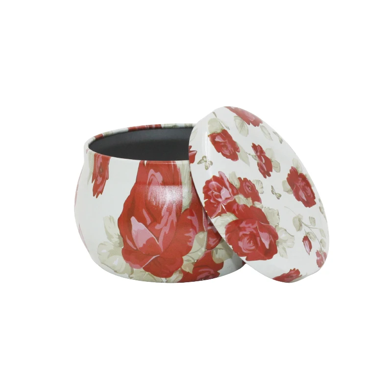 
Wholesale Price Decoration Metal Candy Mint Gift Tin Cans Candle Jars Soy Wax Candle Tins Box 