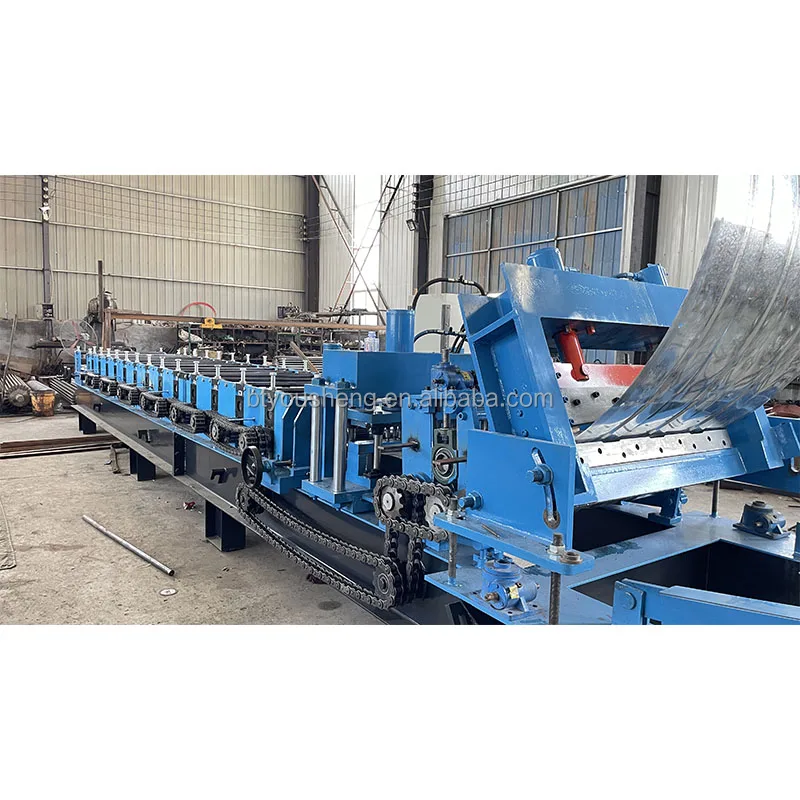 Best Selling Quality Full Automatic Curving Punching Grain Bin Wall Sheet Roll Forming Silo Making Machine
