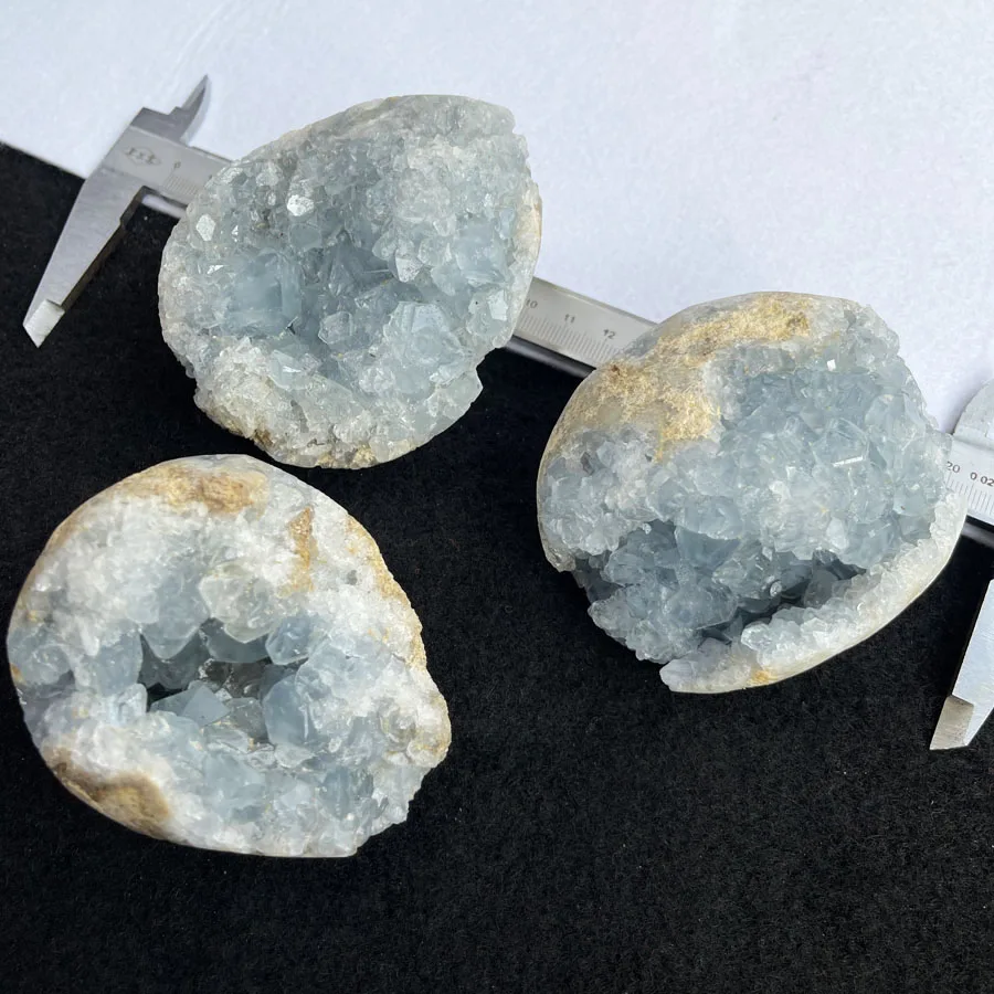 Wholesale High Quality Natural Raw Healing Stones Crystal Celestite Geodes Blue Celestite Cluster