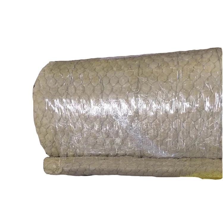 Rock wool Insulation Blanket with Wire Mesh Rock Wool for Building Insulation