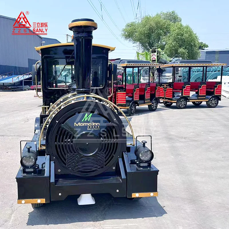 Hot Sale Customized 27 Seats Electric Train Amusement Park Rides For Kids