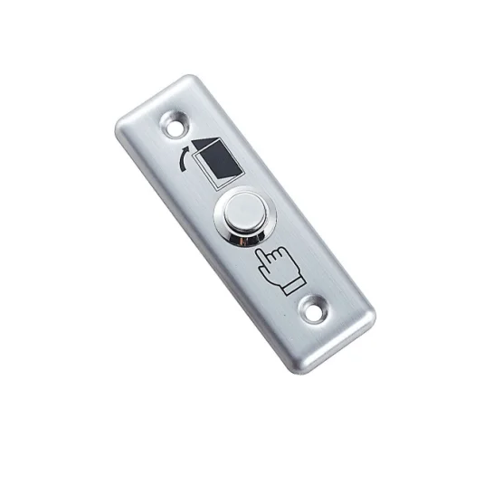 Sebury Narrow Door Access Control Metal Exit Button 12 Volt Push wall Switch