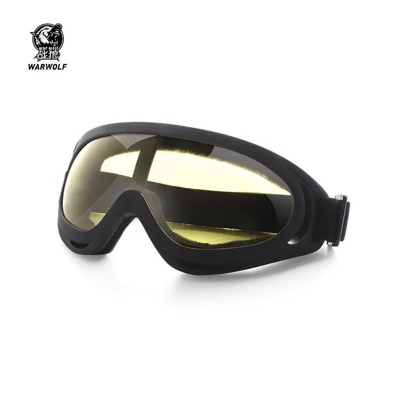 Ударопрочные ветрозащитные X400 мотоциклетные гоночные велосипедные очки с цветными линзами