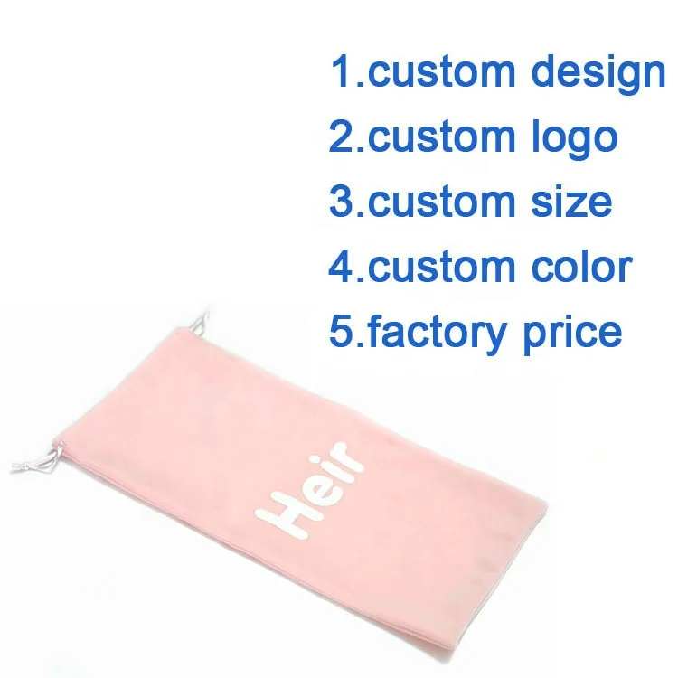 Factory Price Velvet Cotton Satin Drawstring Shoe Bags Cloth Dust Bag,Dustbag for shoes