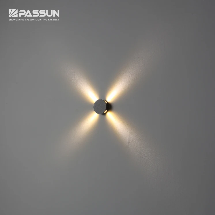 Miniature Dollhouse Lantern Wall Lamp Timber Light With Switch E27 Acrylic Up Down Black Sconce Modern 110V Bar For Corner