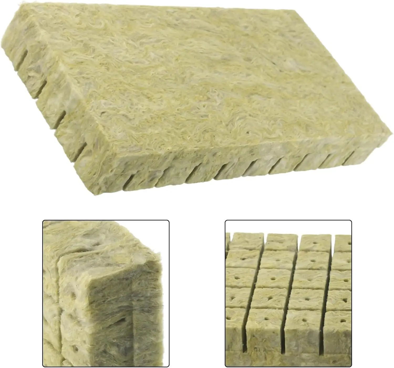 E39 Hydroponic Instead Of Netpots Cocopeat Clone Seed Starter Hydroponic Growing Systems Rock Wool Cubes Hydroponic Rock Wool