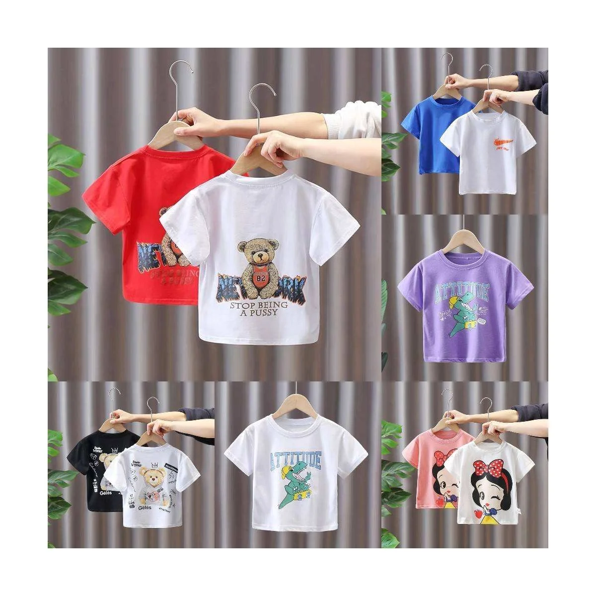 2024 fashion cotton soft sublimation print girls clothing children clothing knitting little sweet teen girl children t shirts