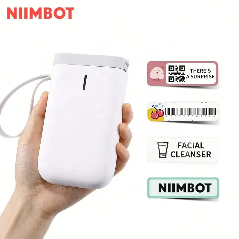 NIIMBOT D11 hot sell e-commerce small label printing machine for lady skin care products baby name cup identify