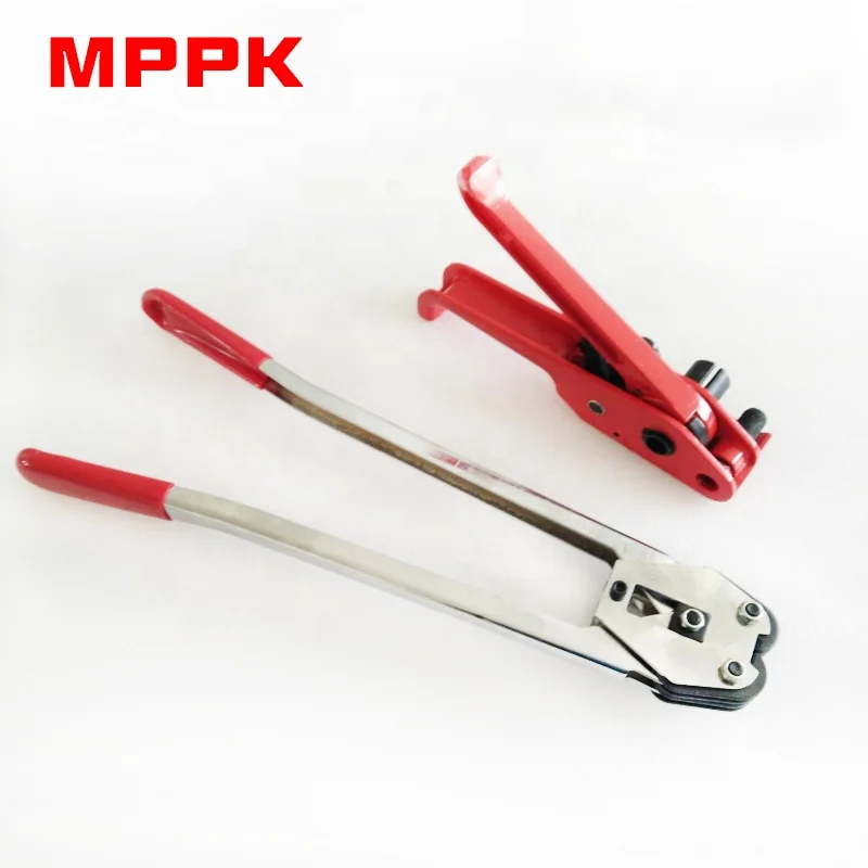 Heavy Duty Strapping Tensioner  Cutter Strapping Sealer for 5/8 -3/4 Width PP PET Strap Manual Banding Tool