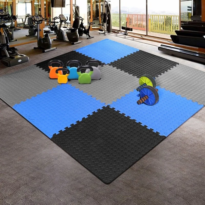 High Quality Square Thick Fitness EVA Foam Exercise Gym Flooring Gym Mat