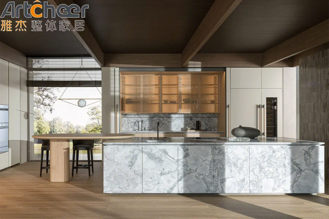 Prefabricated kitchen cabinets luxury high end design