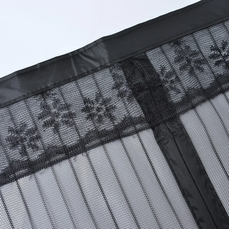 Summer heat anti-mosquito magnetic door curtain magic self-attached stripe net curtain for door