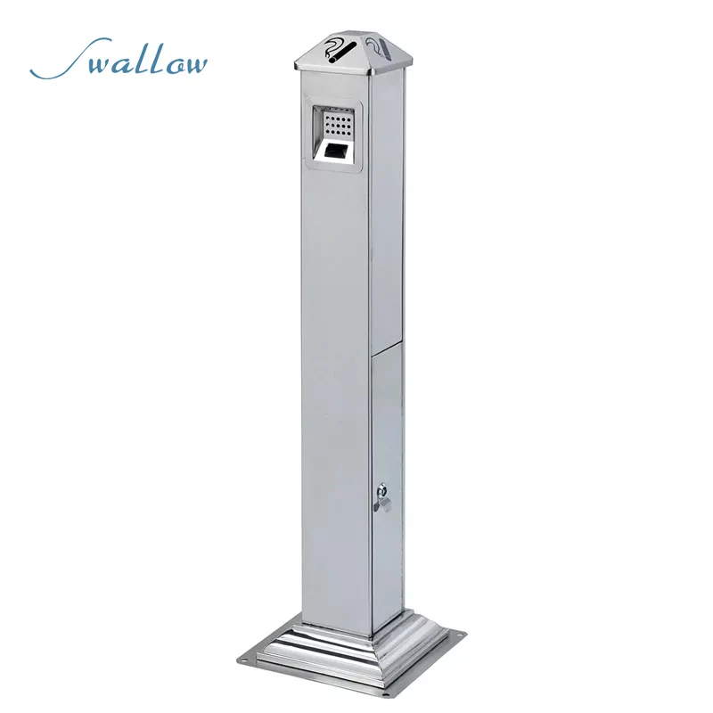 Wholesale prices litter ash bin metal garbage in hotel lobby