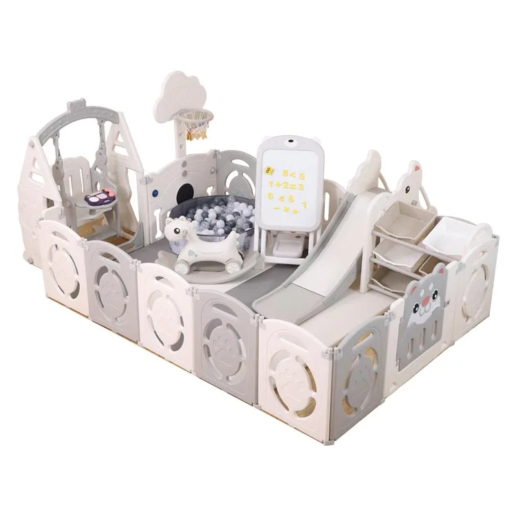 2021 Foldable folding baby gate playpen baby fence playpens for baby