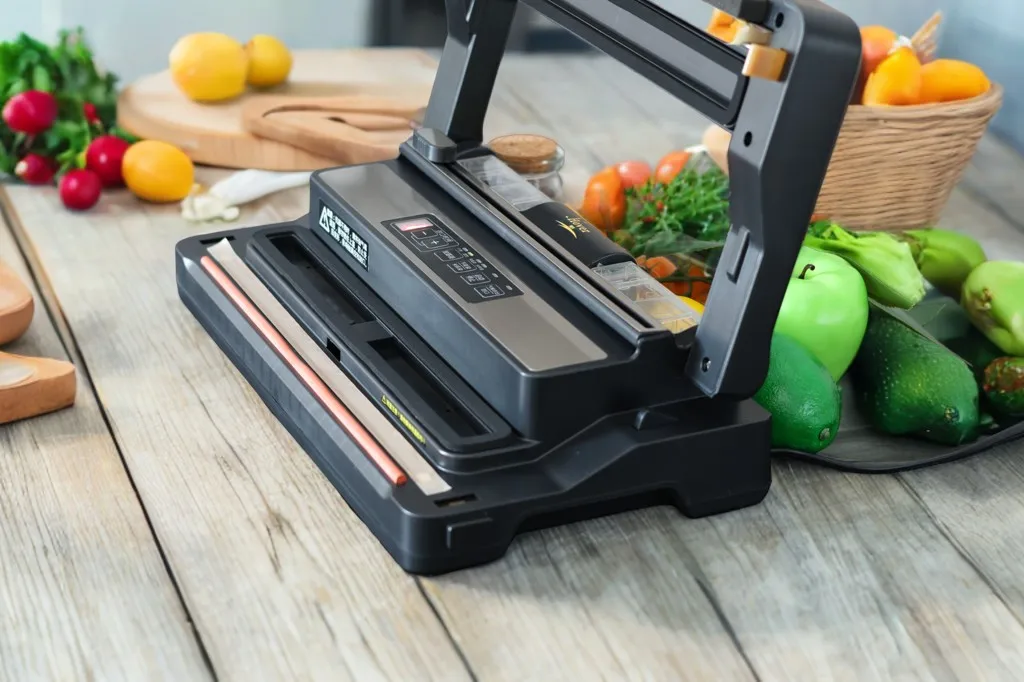vacuum tray sealer aluminum foil bag vacuum sealer fruit and vegetable vacuum packing machine