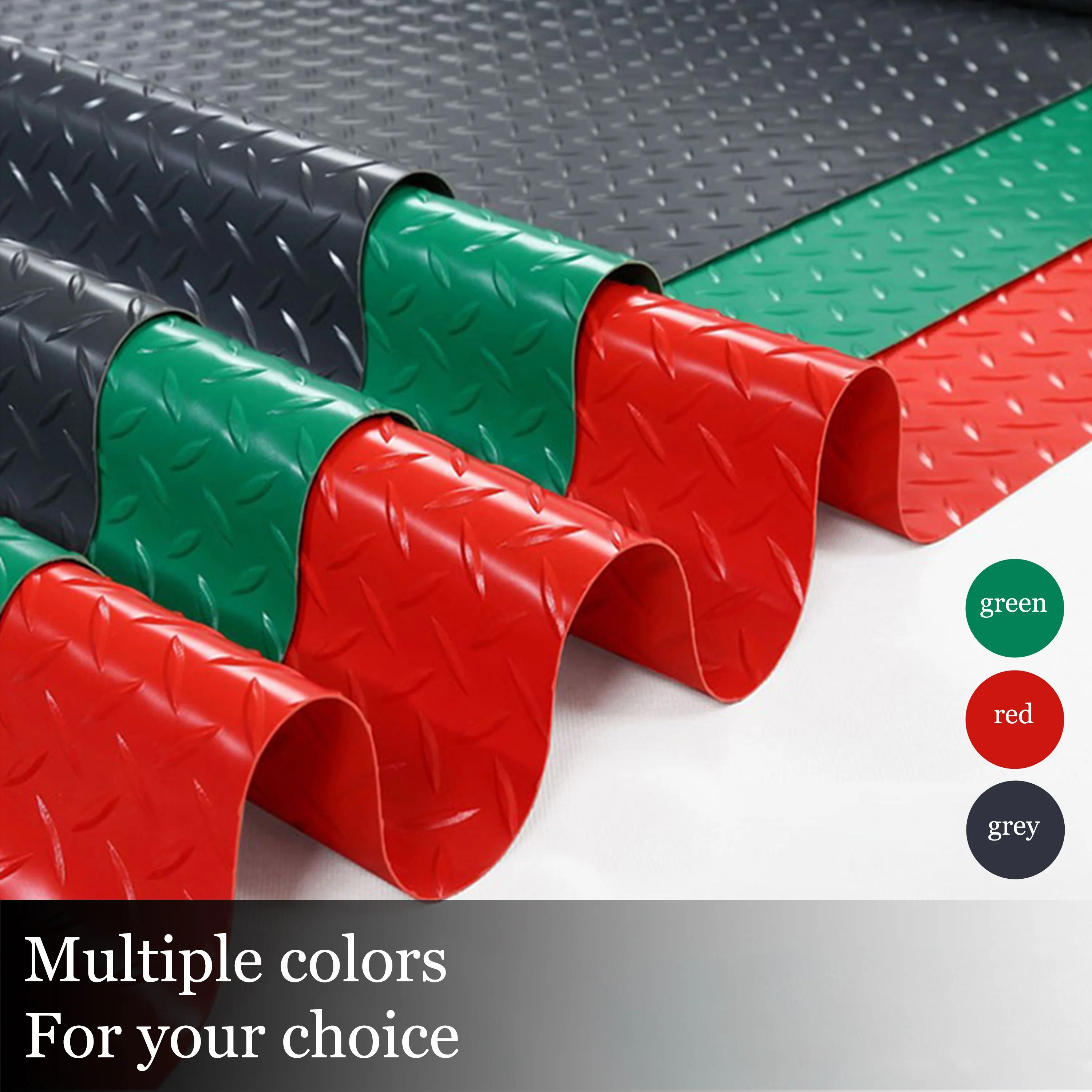 Hot Sale Non-Slip PVC Mat Roll Floor for Car Garage Mat Bus Workshop PVC Vinyl Mat Garage Eco-friendly Flooring carpet