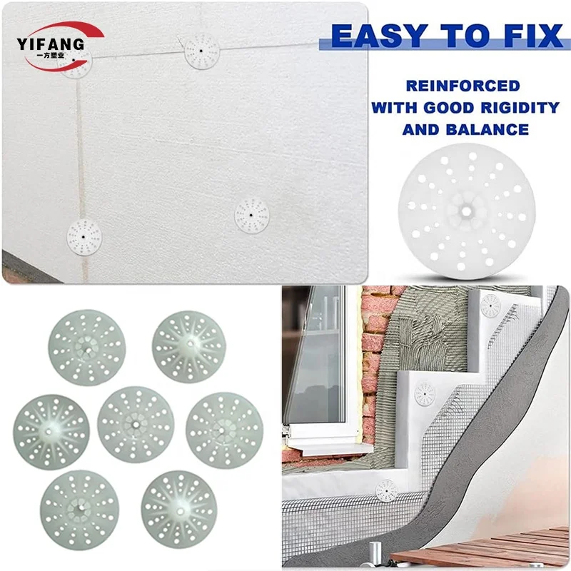 50mm Polypropylene Washers for EPS and XPS Insulation Panels