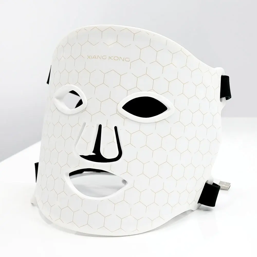 2025 New Arrivals Trending Home Use Beauty Equipment Silicone 7 in 1 LED Facial Mask Red Light Therapy Face Mask for Skin Care