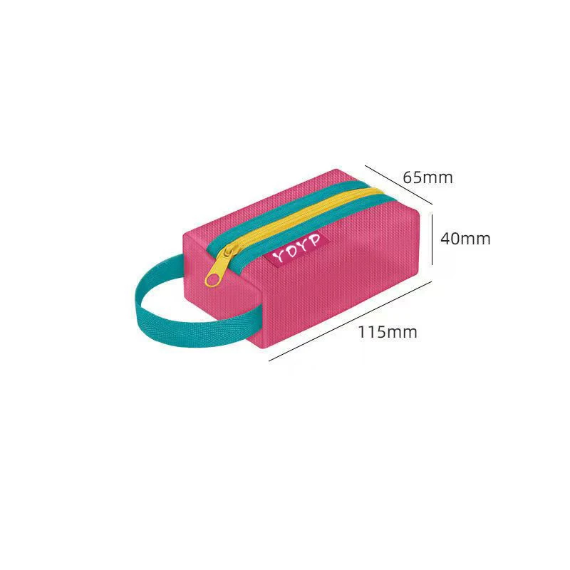 Bulk Mesh Makeup Bags Portable Zipper Large Capacity High Quality Custom Logo Transparent Pencil Bag Holders