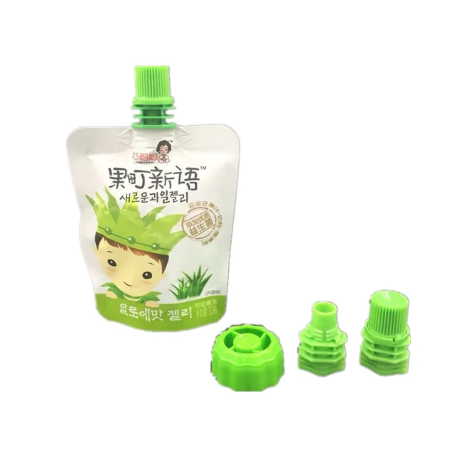 cheapest price good quality 8.6mm jelly pouch spout with cap
