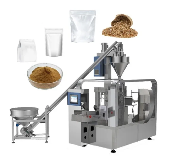 High quality automatic preotein powder matcha tea powder food pouch doypack bag packing machine