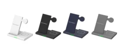 Fast Wireless Charging Pad Modern Qi 15w 3 in 1 for Samsung Iphone Smart Watch Earphone Charger