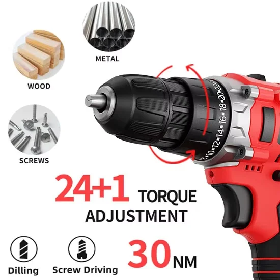 New Product Power Tool Kits 108 Pieces Electric Tools Combo Kits Brushless Cordless Power Drills Professional drill