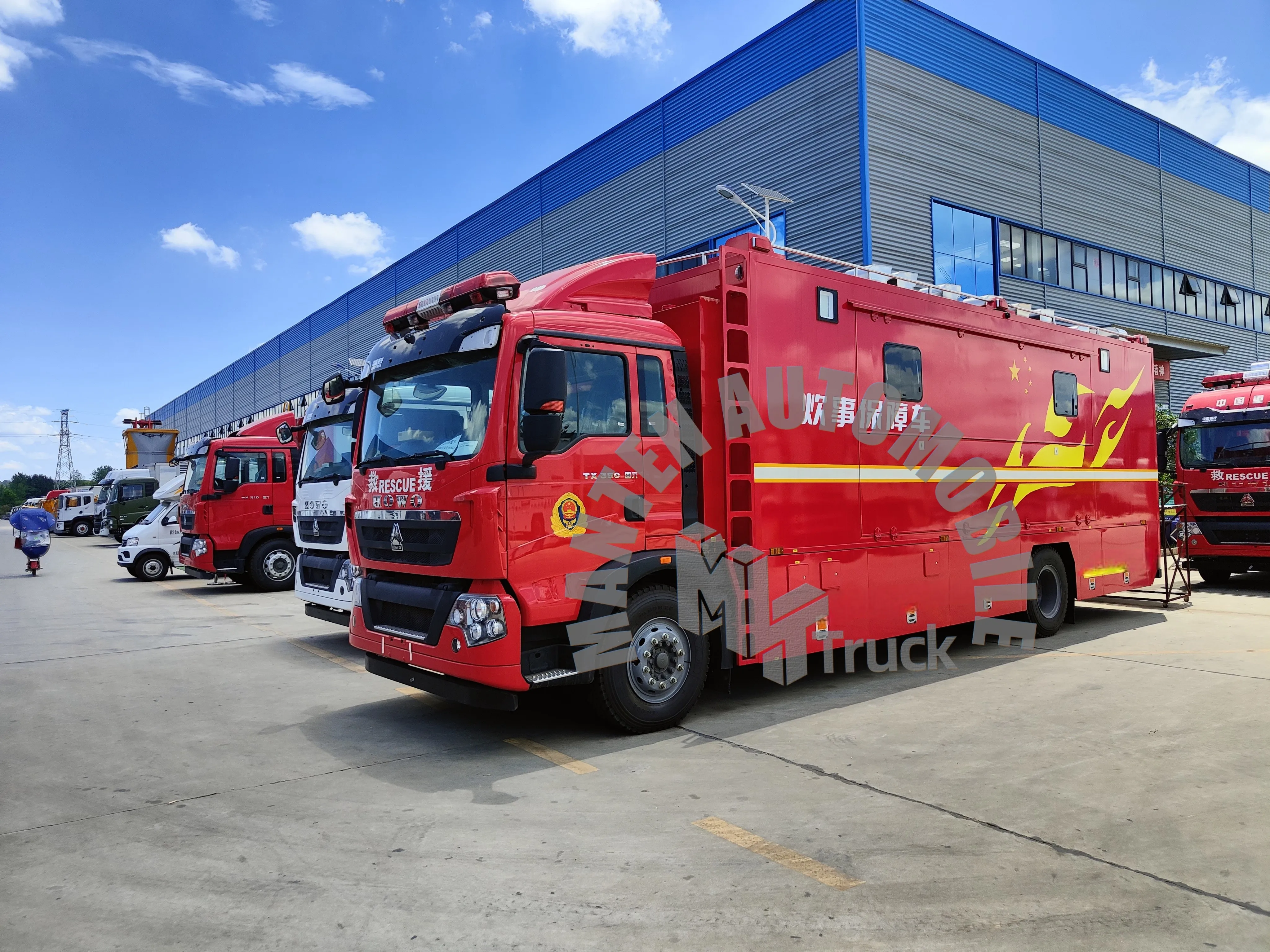 China Brand HOWO 4*2 4x2 Coastal Trailer All-Terrain Van Classic RV Expedition Motor Coach