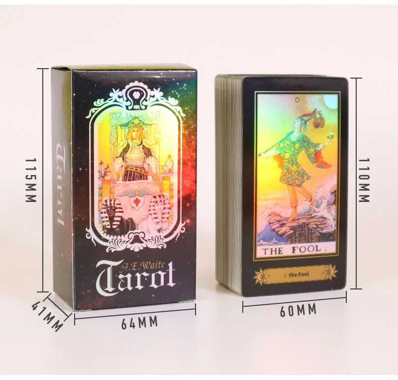 Tarot card A.E.Carlos. tarot card with guidebook  full color high quality customised  tarot cards   Desktop games