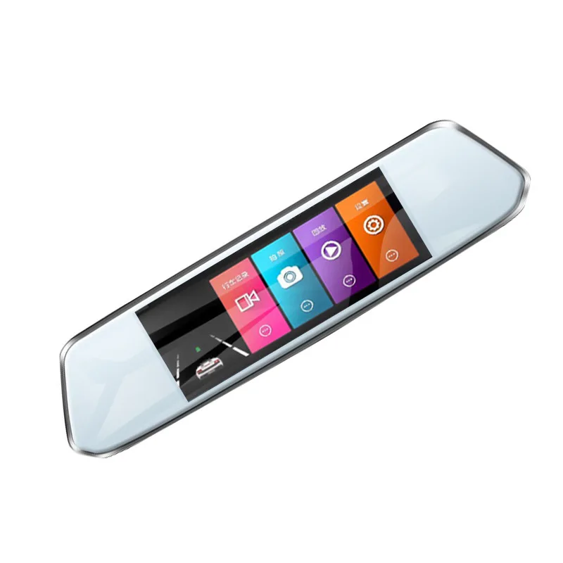 Digital Video Recorder Rear View Mirror Dual Lens 4.3 inch Car Camera Recording DVR