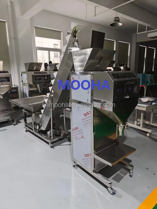 Semi Automatic Dry Nuts Rice Granule Weighing Machine 1kg Fertilizer Bagging Machine 5kg Grain Corn Filling Granule Machine
